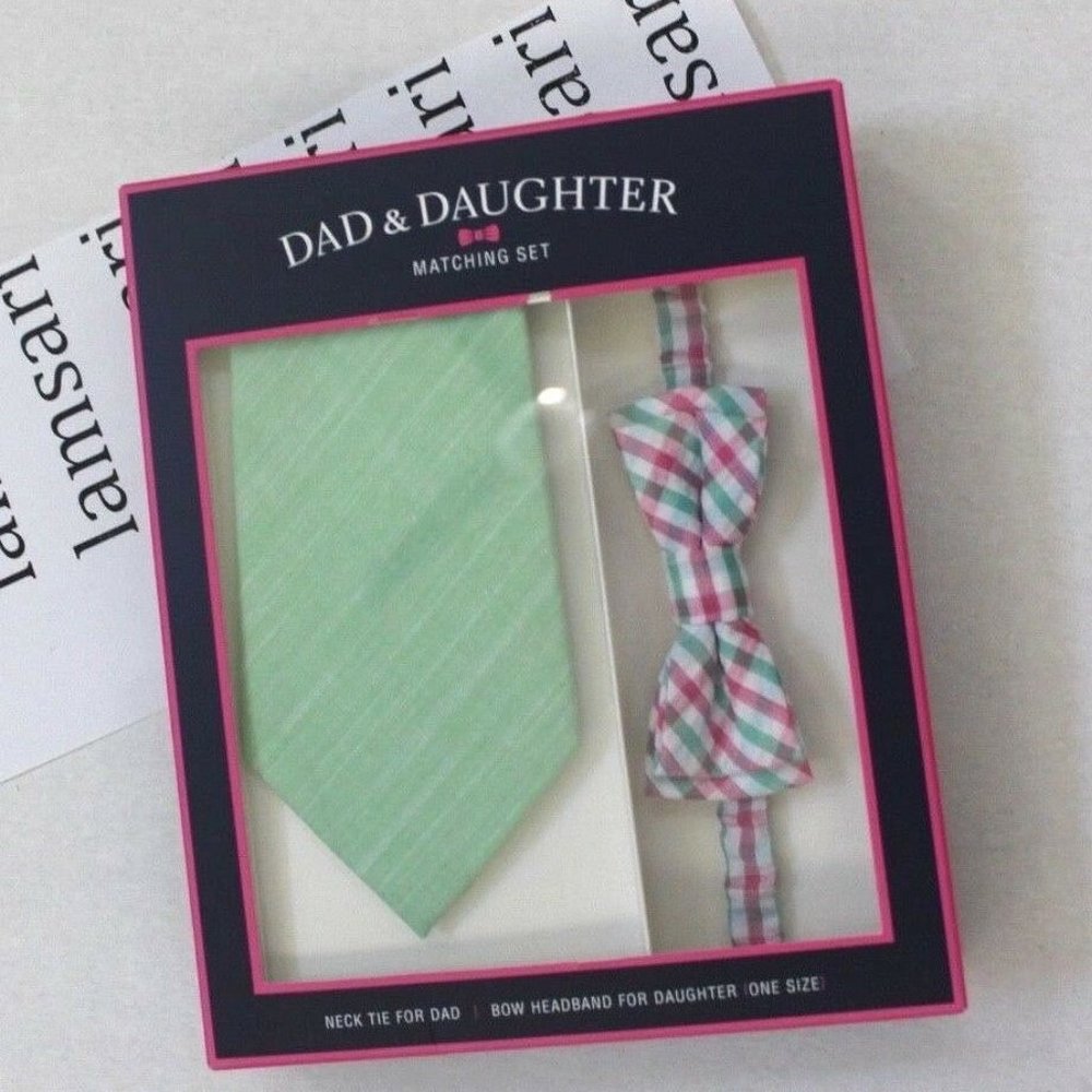Dad & Daughter Neck Tie & Headband Set